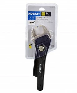 Kobalt Adjustable Wrenches Rapid adjust 8-in Steel and Plastic Adjustable Wrench -Household Tools Shop 42581322
