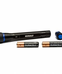 Kobalt Flashlights Virtually Indestructible Waterproof 2-pack 100-Lumen LED Flashlight (Battery Included) -Household Tools Shop 42689080 scaled