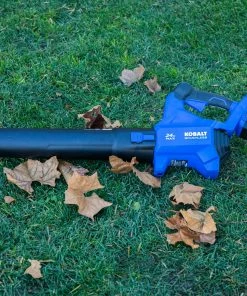 Kobalt Cordless Electric Leaf Blowers 24-volt 500-CFM Brushless Handheld Cordless Electric Leaf Blower 4 Ah (Battery & Charger Included) -Household Tools Shop 42705510
