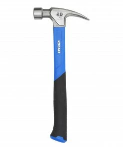 Kobalt Hammers 20-oz Smooth Face Steel Head Fiberglass Claw Hammer -Household Tools Shop 43499990