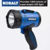 Kobalt Flashlights 1200-Lumen LED Rechargeable Spotlight Flashlight