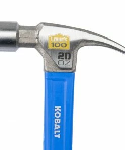 Kobalt Hammers 100-year anniversary 20-oz Smooth Face Steel Head Fiberglass Claw Hammer -Household Tools Shop 44221555