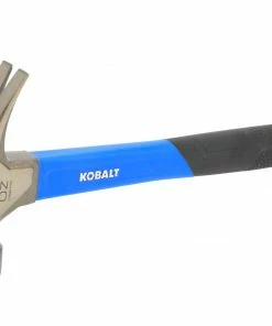 Kobalt Hammers 20-oz Smooth Face Steel Head Fiberglass Claw Hammer -Household Tools Shop 44227675 scaled