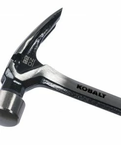 Kobalt Hammers 22-oz Smooth Face Steel Head Steel Claw Hammer -Household Tools Shop 44230555