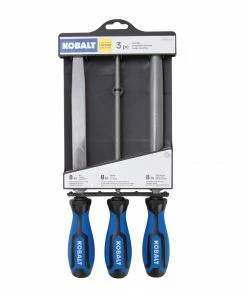 Kobalt Files 8-in Smooth File Set File -Household Tools Shop 44395611 scaled