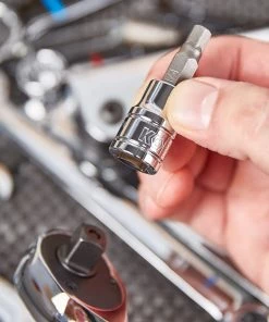 Kobalt Driver Sockets & Sets 3/8-in Drive 1/4-in Hex Bit Standard (SAE) Driver Socket -Household Tools Shop 44429721