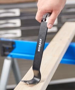 Kobalt Crowbars & Pry Bars Pry bar 12-in High Carbon Steel Wrecking Bar -Household Tools Shop 44458456