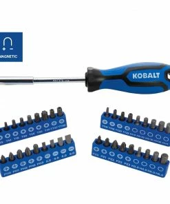 Kobalt Mechanics Tool Sets 65-Piece Standard (SAE) and Metric Combination Polished Chrome Mechanics Tool Set -Household Tools Shop 44480345