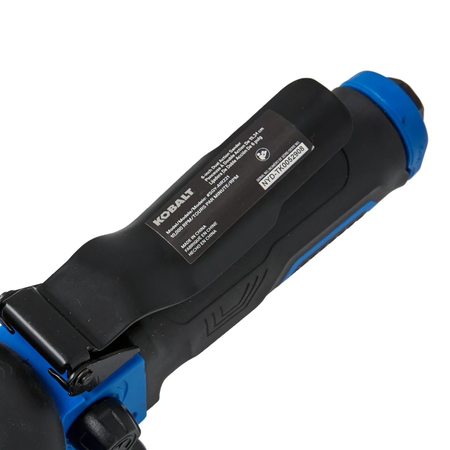 Kobalt Air Sanders 6-in Dual Action Sander 3 Kobalt Air Sanders 6-in Dual Action Sander - Image 3