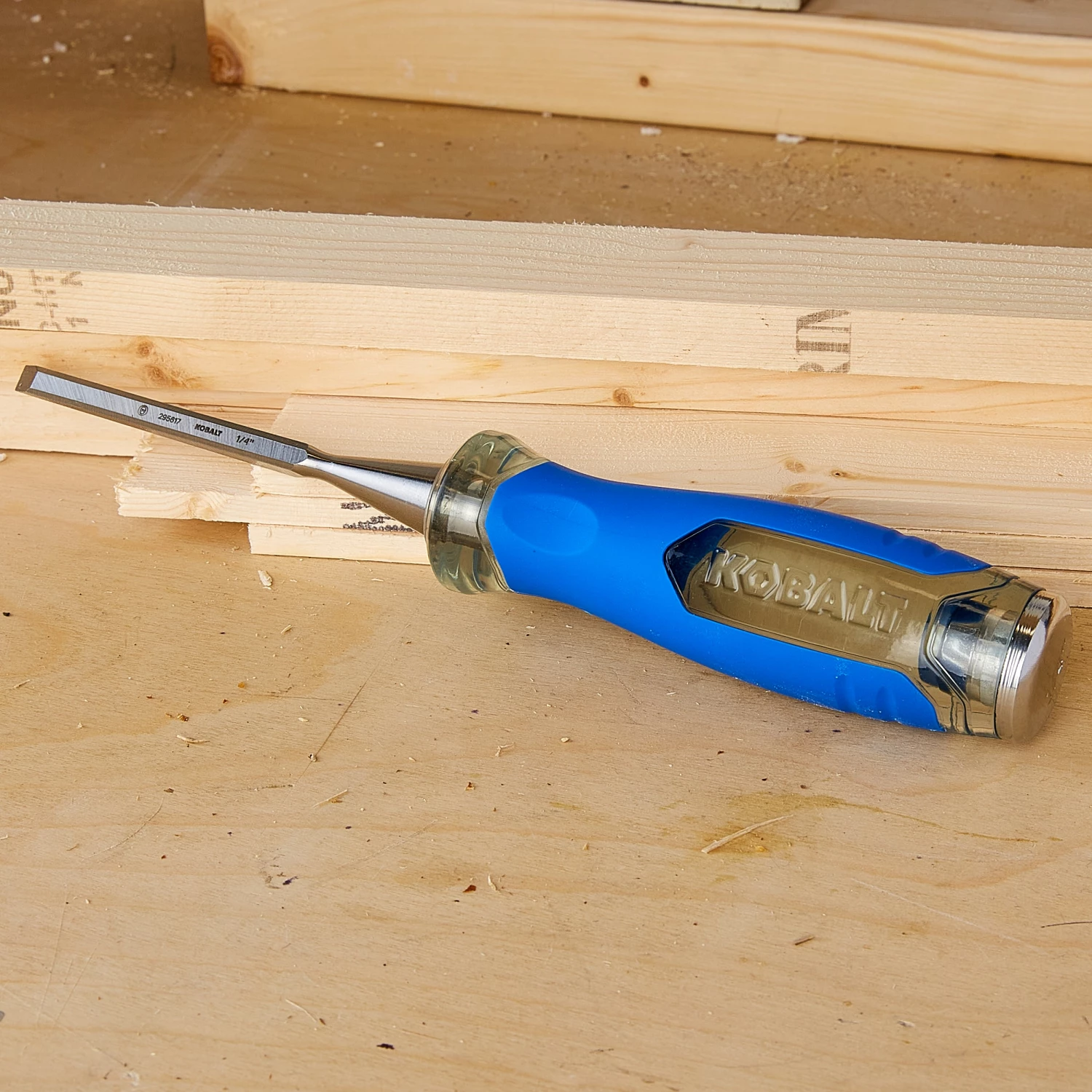 Kobalt Chisels 0.25-in Woodworking Chisel 2 Kobalt Chisels 0.25-in Woodworking Chisel - Image 2