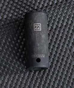 Kobalt Impact Sockets & Impact Socket Sets Metric 1/2-in Drive 22mm 6-Point Impact Socket -Household Tools Shop 44893548