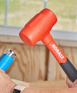 Kobalt Hammers 28-oz Smooth Face Plastic Head Plastic Dead Blow Hammer -Household Tools Shop 44895952