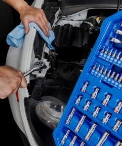 Kobalt Mechanics Tool Sets 309-Piece Standard (SAE) and Metric Combination Polished Chrome Mechanics Tool Set (1/4-in; 3/8-in) -Household Tools Shop 45006951 scaled