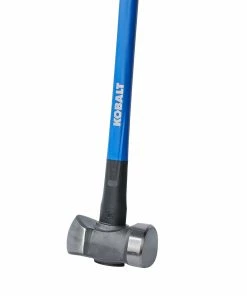 Kobalt Hammers 10-lb Polished Face Steel Head Fiberglass Sledge Hammer -Household Tools Shop 45231384