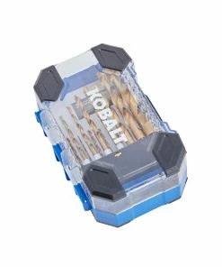 Kobalt Twist Drill Bits 14-Piece Assorted x Set Titanium Coated Hss Twist Drill Bit Set 5 Kobalt Twist Drill Bits 14-Piece Assorted x Set Titanium Coated Hss Twist Drill Bit Set -Household Tools Shop 45347521