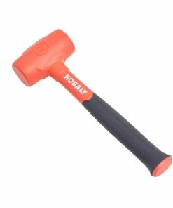 Kobalt Hammers 28-oz Smooth Face Plastic Head Plastic Dead Blow Hammer -Household Tools Shop 45347545