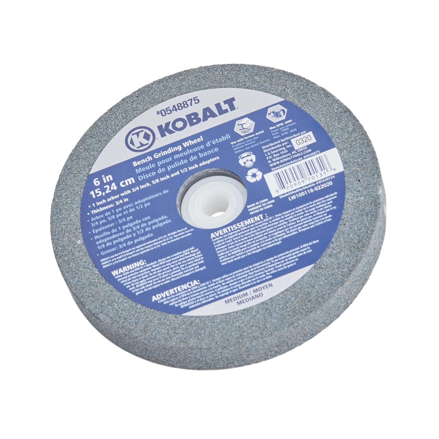 Kobalt Wire Wheels & Buffers 6-in Medium Grinding For General Grinding And Sharpening Applications 3 Kobalt Wire Wheels & Buffers 6-in Medium Grinding For General Grinding And Sharpening Applications - Image 3
