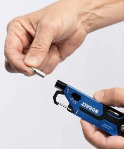 Kobalt Pocket Knives 2.87-in Stainless Steel Tanto Pocket Knife -Household Tools Shop 45360353 scaled