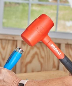 Kobalt Hammers 45-oz Smooth Face Plastic Head Plastic Dead Blow Hammer -Household Tools Shop 45373569