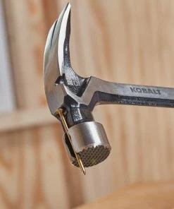 Kobalt Hammers 22-oz Milled Face Steel Head Steel Claw Hammer -Household Tools Shop 45373571