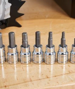 Kobalt Driver Sockets & Sets 7-Piece 3/8-in Drive Set Hex Bit Metric Driver Socket Set -Household Tools Shop 45373715