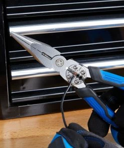 Kobalt 8-in Electrical Long Nose Pliers with Wire Cutter 11 Kobalt 8-in Electrical Long Nose Pliers with Wire Cutter -Household Tools Shop 45373759
