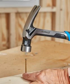 Kobalt Hammers 20-oz Smooth Face Steel Head Steel Claw Hammer -Household Tools Shop 45373788