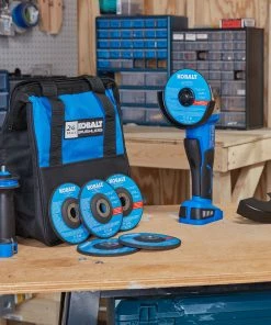 Kobalt Angle Grinders 5-in 24-Volt Max Paddle Switch Brushless Cordless Angle Grinder -Household Tools Shop 45373813