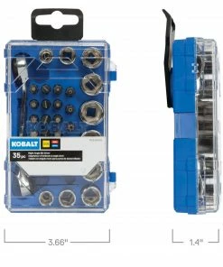 Kobalt Mechanics Tool Sets 35-Piece Standard (SAE) and Metric Combination Polished Chrome Mechanics Tool Set -Household Tools Shop 45400161 scaled