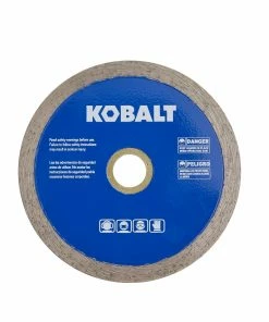 Kobalt Diamond Saw Blades 4-in Wet or Dry Porcelain Continuous Diamond Saw Blade -Household Tools Shop 45400379
