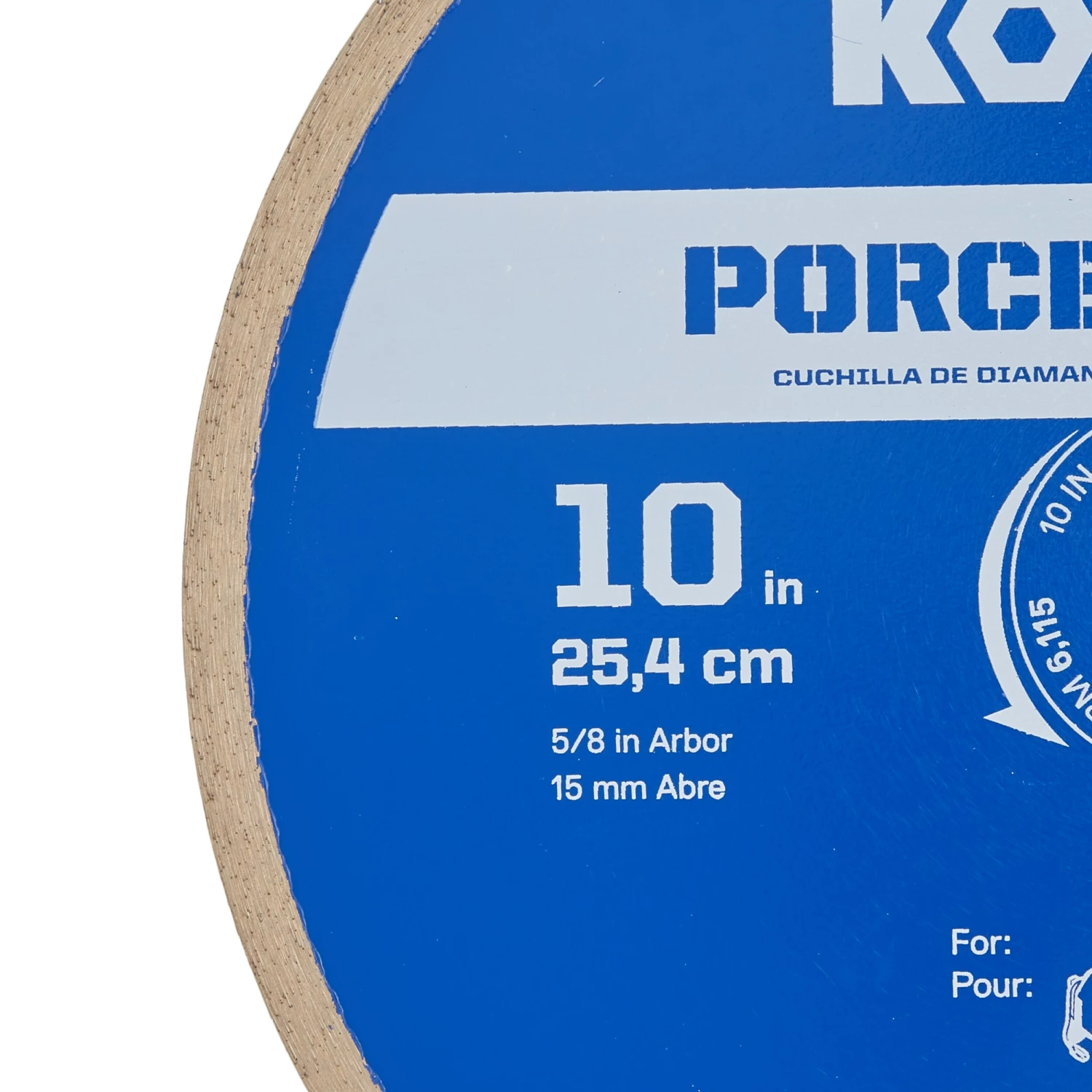 Kobalt Diamond Saw Blades 10-in Wet Porcelain Tile Diamond Saw Blade 2 Kobalt Diamond Saw Blades 10-in Wet Porcelain Tile Diamond Saw Blade - Image 2