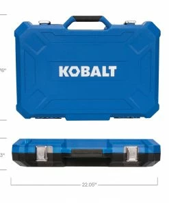 Kobalt Mechanics Tool Sets 309-Piece Standard (SAE) and Metric Combination Polished Chrome Mechanics Tool Set (1/4-in; 3/8-in) -Household Tools Shop 45400896 scaled