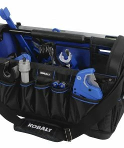 Kobalt Tool Bags Plumbing Tool Bag with Caddy Black, Blue Polyester 12.99-in 12 Kobalt Tool Bags Plumbing Tool Bag with Caddy Black, Blue Polyester 12.99-in -Household Tools Shop 45459479 scaled
