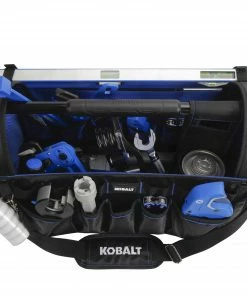 Kobalt Tool Bags Plumbing Tool Bag with Caddy Black, Blue Polyester 12.99-in 13 Kobalt Tool Bags Plumbing Tool Bag with Caddy Black, Blue Polyester 12.99-in -Household Tools Shop 45459480 scaled