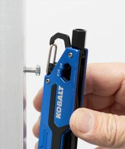 Kobalt Pocket Knives 2.87-in Stainless Steel Tanto Pocket Knife -Household Tools Shop 45512991 scaled