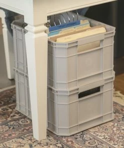 Kobalt Plastic Storage Totes Kobalt Stackable Crate -Household Tools Shop 46359370 scaled
