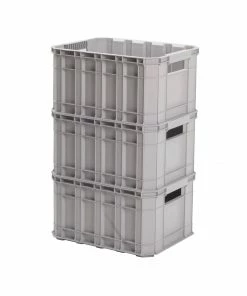 Kobalt Plastic Storage Totes Kobalt Stackable Crate -Household Tools Shop 46359378 scaled